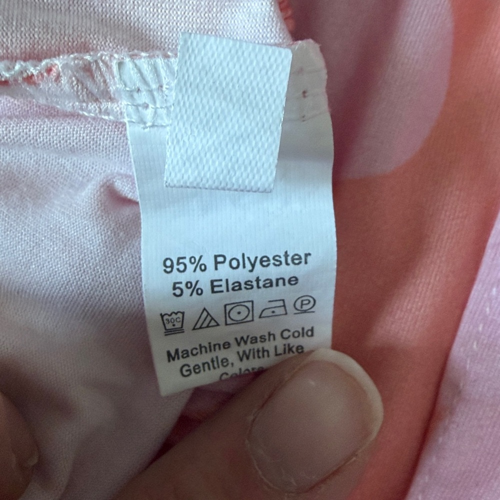 Charming Pink Floral Womens Pajama Set - Picture 3 of 3
